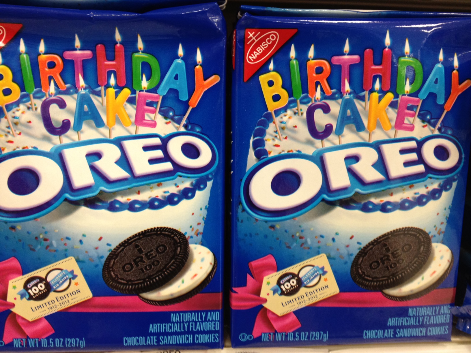 Birthday Cake Oreo on The Limited Edition Birthday Cake Oreo Cookie